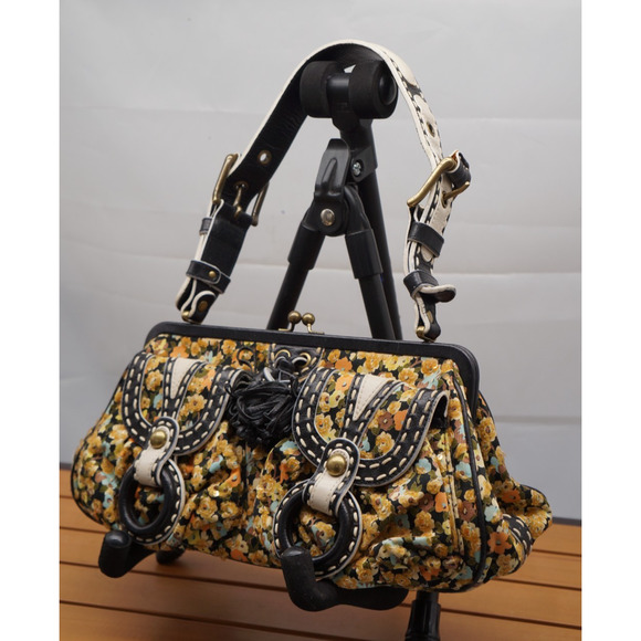 Rare Vintage Isabella Fiore Frame Floral bohemian - Picture 3 of 16